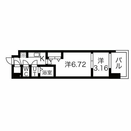 スプランディッド荒本駅前DUEの物件間取画像